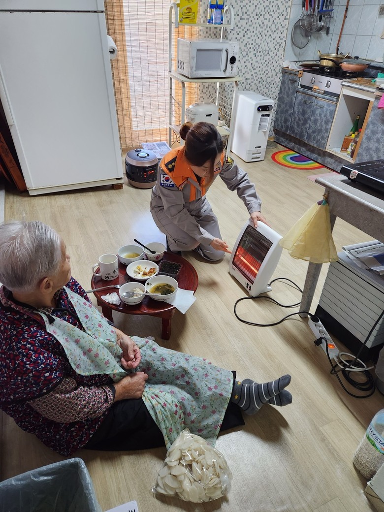 장안면 의용소방대, 겨울철 취약계층 ...