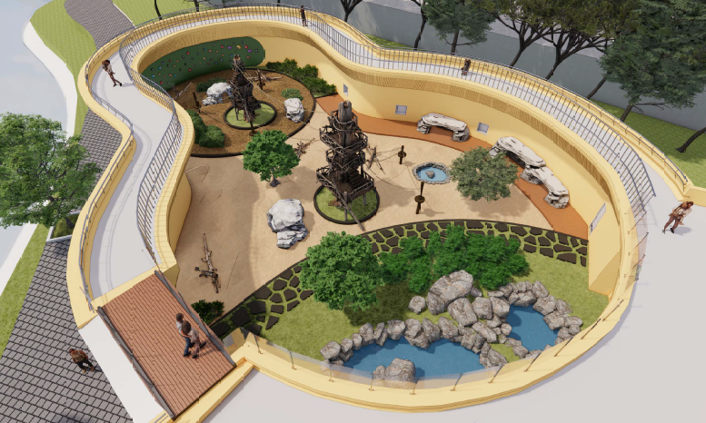 서울대공원 일본원숭이 동산,