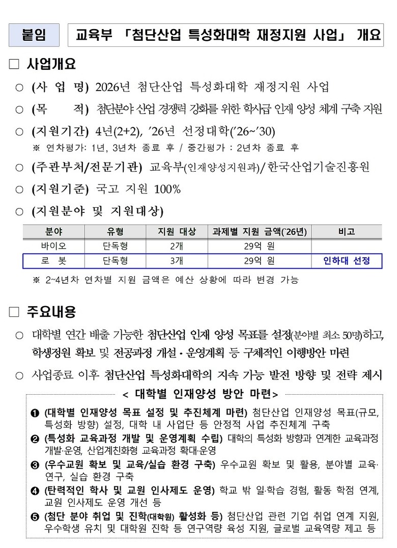 인천 로봇산업 혁신성장, 대학에서 속...