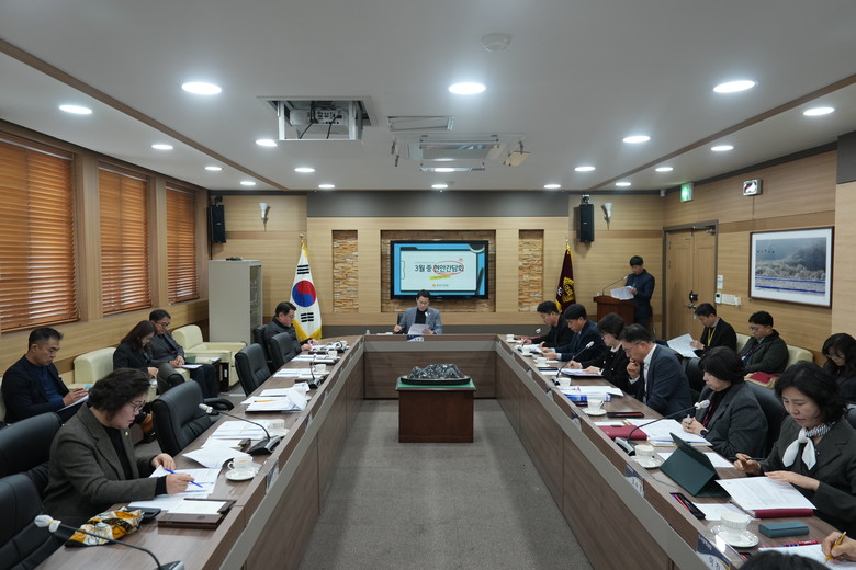 포천시의회, 3월 현안간담회 개최