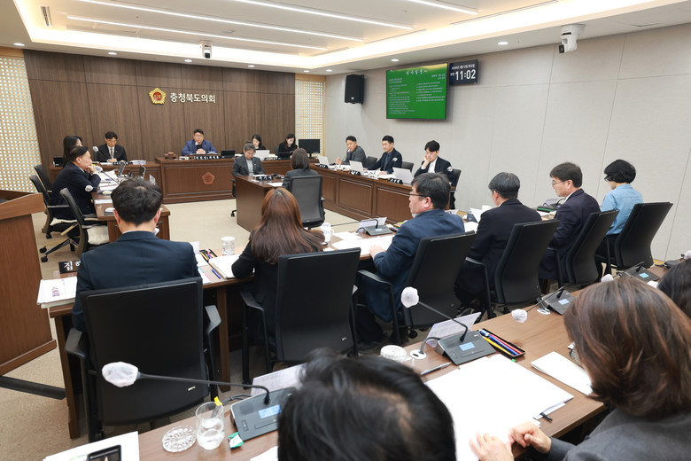 행정문화위, 문체국 등 제1회 추경 ...